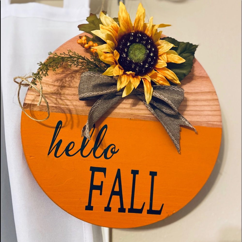 Wooden Fall Decoration